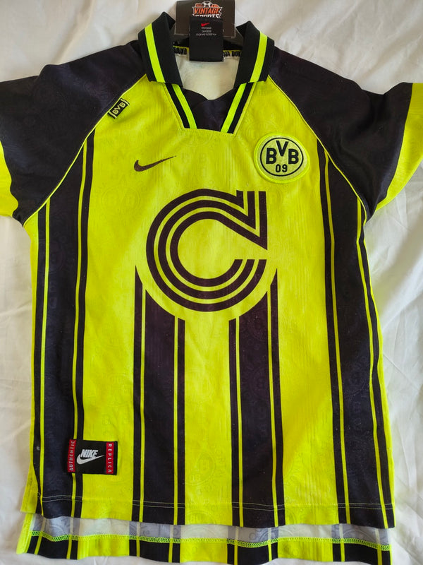 BVB Borussia Dortmund European Cup Shirt 1996-1997 (S)