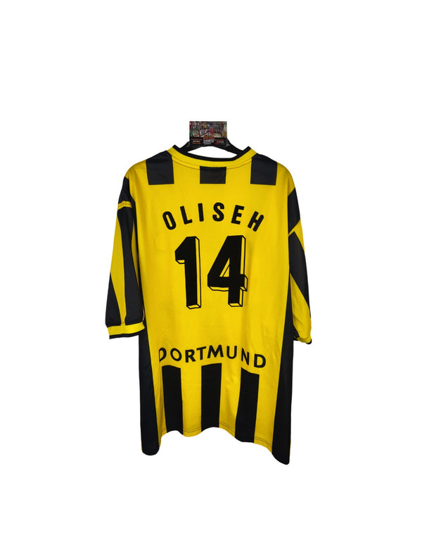 BVB Borussia Dortmund Home Football Shirt 2000-2002 (XL) #14 Oliseh