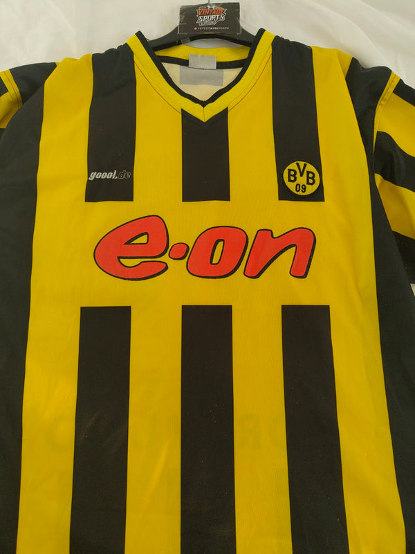 BVB Borussia Dortmund Home Football Shirt 2000-2002 (XL) #14 Oliseh