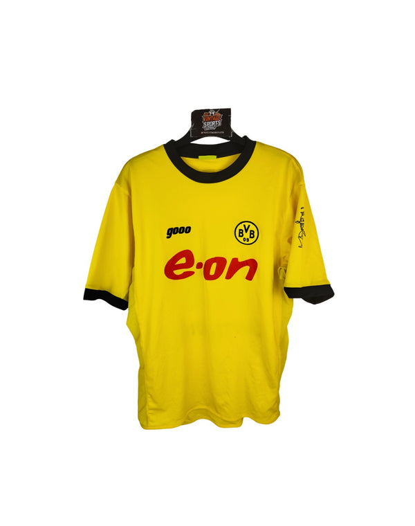 BVB Borussia Dortmund Home Football Shirt 2003-2004 (M) #21 Metzelder