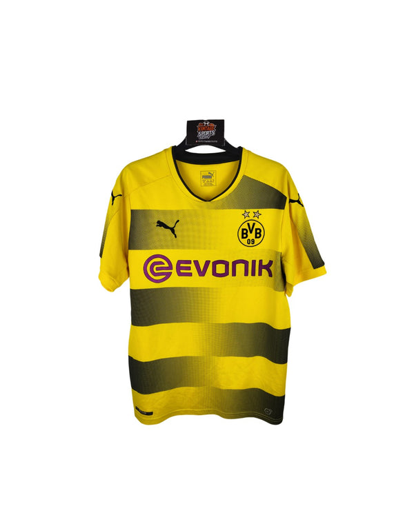 BVB Borussia Dortmund Home Fottball Shirt 2017-2087 (S) #22 Pulisic