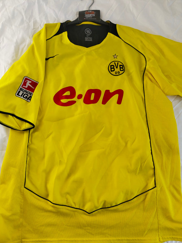 BVB Borussia Dortmund Home Shirt 2004-2005 (XXL) 33 Gambino