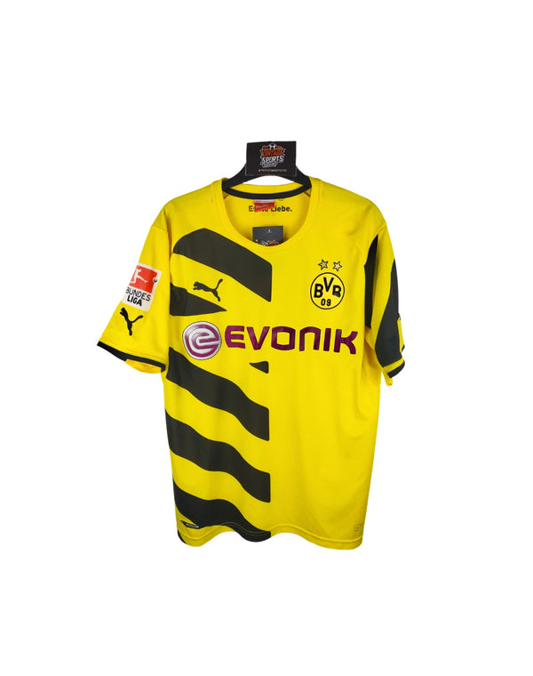 BVB Borussia Dortmund Home footbal shirt 2014-2015 (M) #14 Jojic
