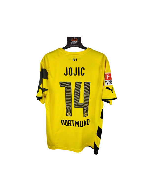BVB Borussia Dortmund Home footbal shirt 2014-2015 (M) #14 Jojic