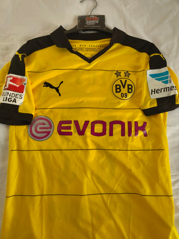 BVB Borussia Dortmund Home footbal shirt 2015-2016 (S) #11 Reus