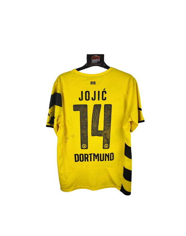 BVB Borussia Dortmund Signed Home footbal shirt 2014-2015 (S) #14 Jojic