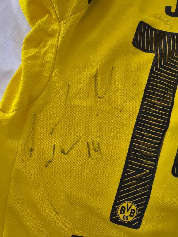 BVB Borussia Dortmund Signed Home footbal shirt 2014-2015 (S) #14 Jojic