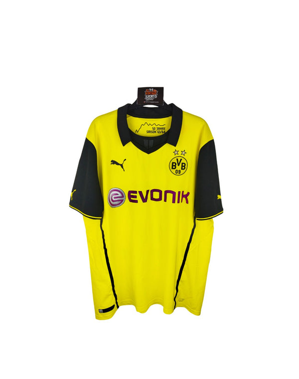 BVB Borussia Dortmund football Cup Home shirt 2013-2014 (XL) 17 Aubameyang