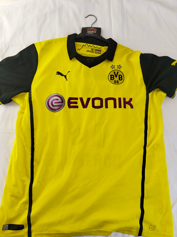 BVB Borussia Dortmund football Cup Home shirt 2013-2014 (XL) 17 Aubameyang