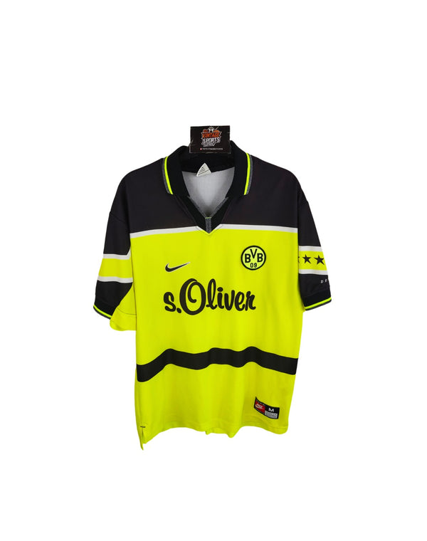 BVB Borussia Dortmund home football shirt 1997-1998 (M)