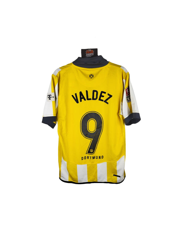 BVB Borussia Dortmund home football shirt 2006-2007 (S) #9 Valdez