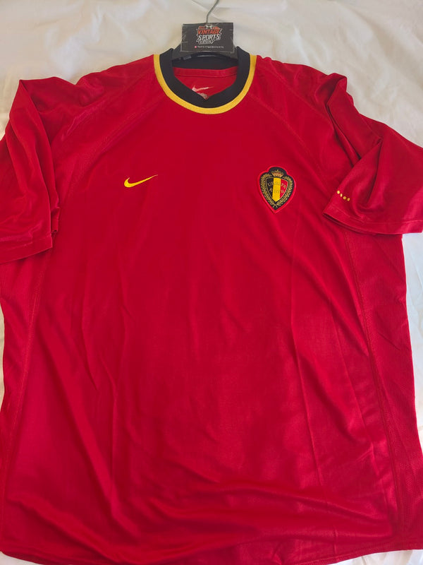 Belgium Home Football Shirt 2000-2002 (XL)