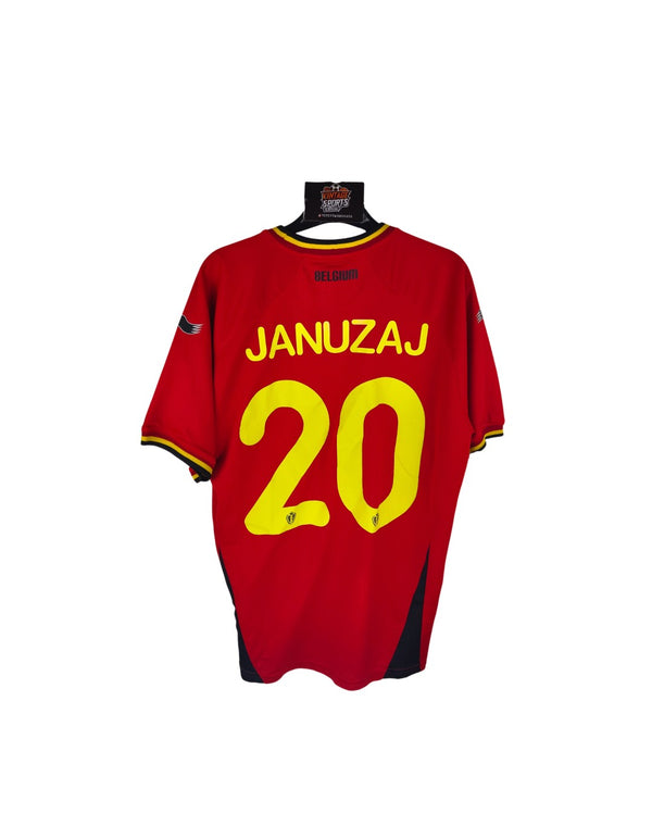 Belgium Home Football Shirt 2014-2015 (L) #20 Januzaj