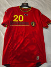 Belgium Home Football Shirt 2014-2015 (L) #20 Januzaj