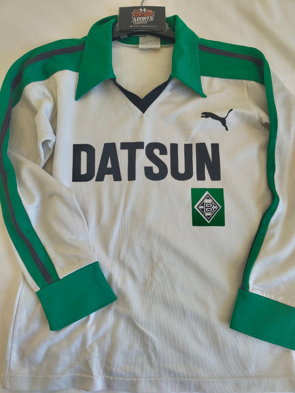 Borussia Monchengladbach Long Sleeve Home Football Shirt 1981-1983 (S)