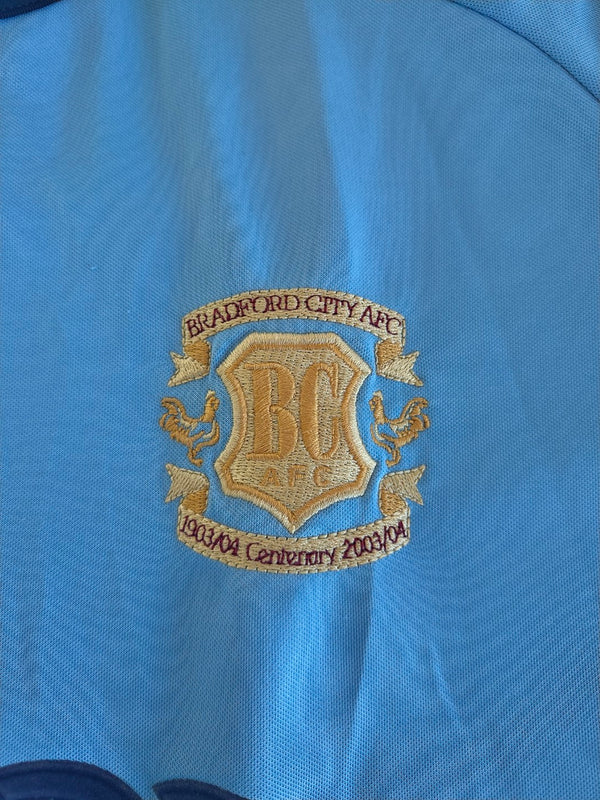 Bradford City Centenary Away Football Shirt 2003-2004 (S)