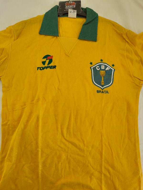 Brazil Home Football Shirt 1988-1990 (L)