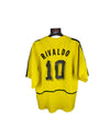 Brazil Home Football Shirt 2002-2004 (M) 10 Rivaldo