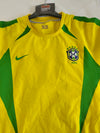 Brazil Home Football Shirt 2002-2004 (M) 10 Rivaldo