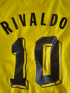Brazil Home Football Shirt 2002-2004 (M) 10 Rivaldo