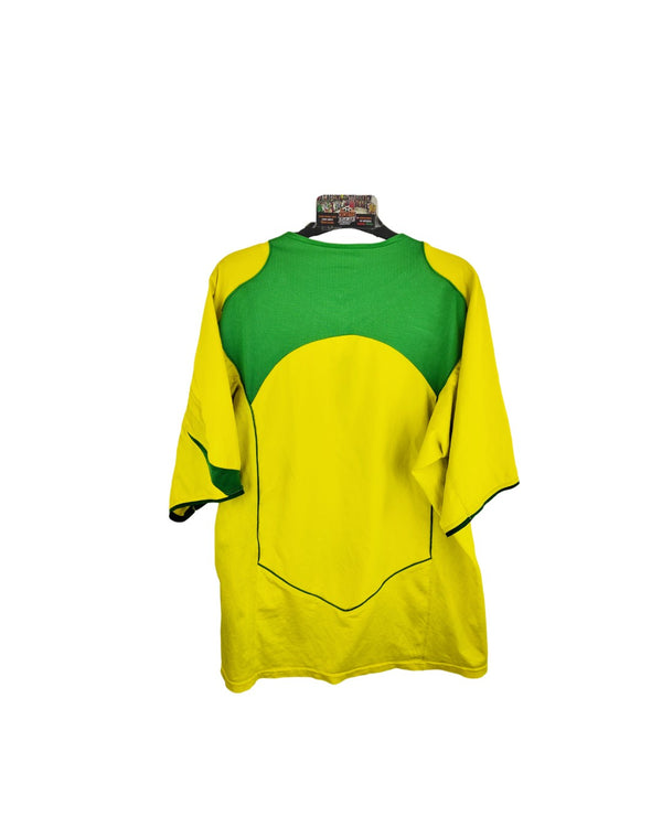 Brazil Home Football Shirt 2004-2006 (M)