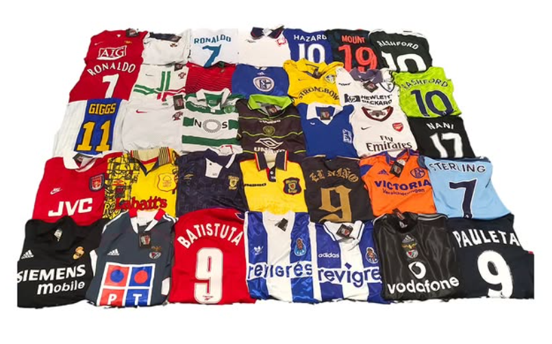 football bundle lot classic shirts futebol