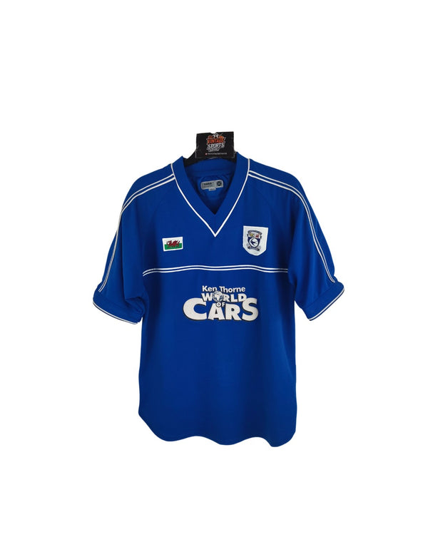 Cardiff City FC Home Football Shirt 2001-2002 (M)