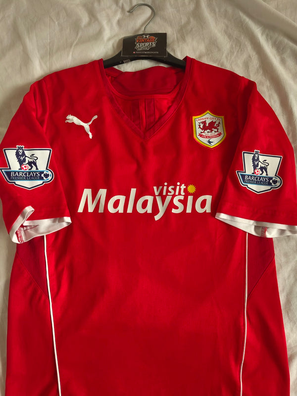 Cardiff City FC away Football Shirt 2013-2014 (S) 39 Bellamy