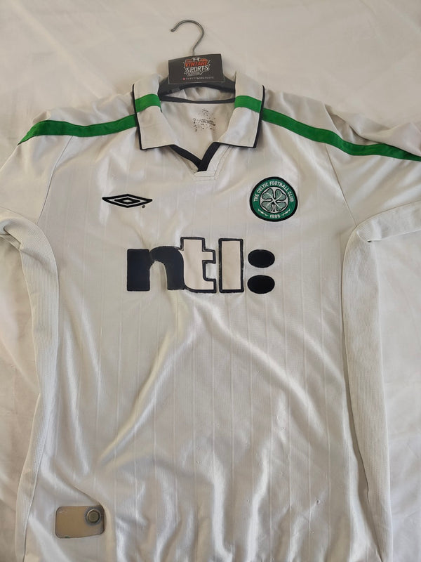 Celtic FC Away Football Shirt 2001-2002 (S)