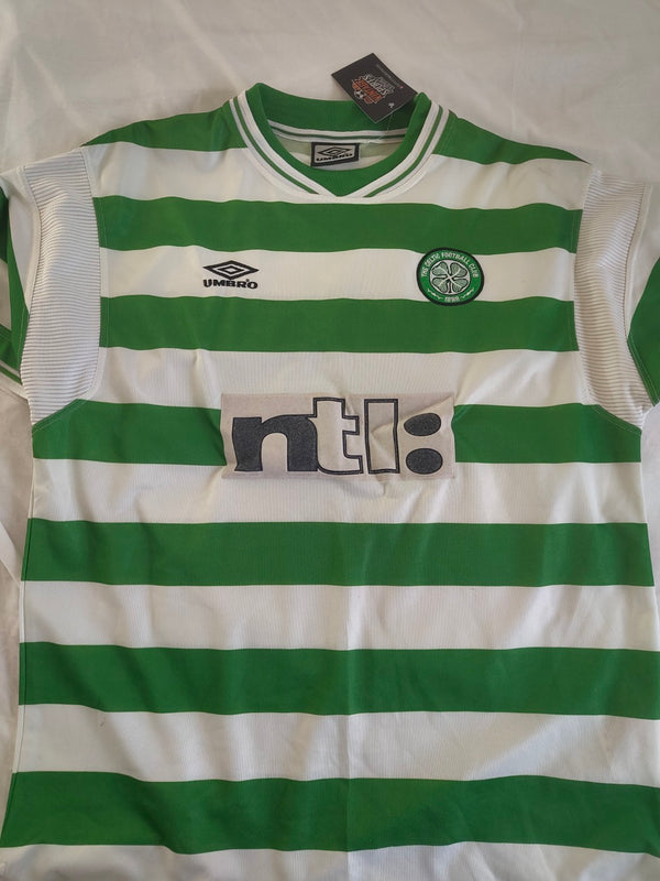 Celtic FC Home Football Shirt 1999-2001 (XL)