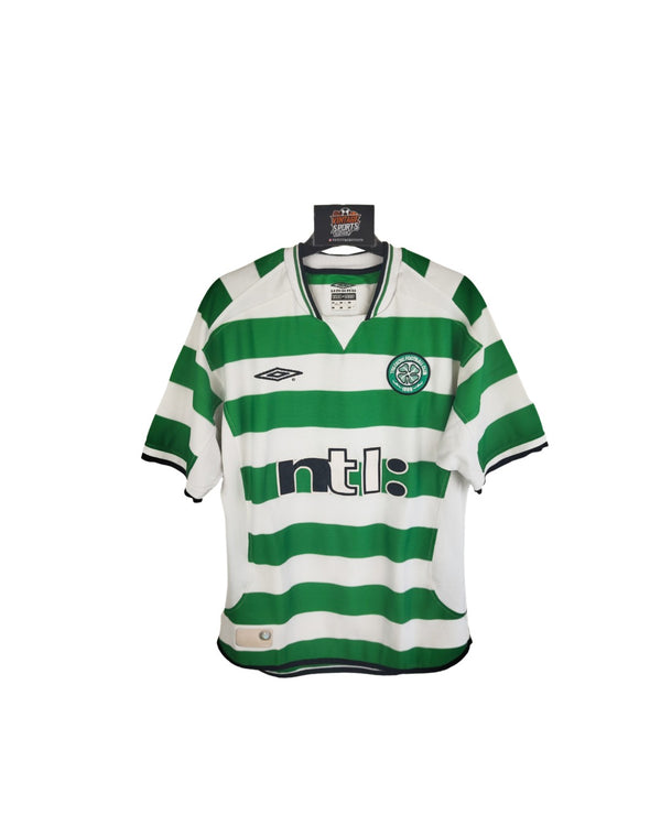 Celtic FC Home Football Shirt 2001-2003 (S)