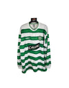 Celtic FC Long Sleeve Home Football Shirt 2003-2004 (XL) #14 Lambert