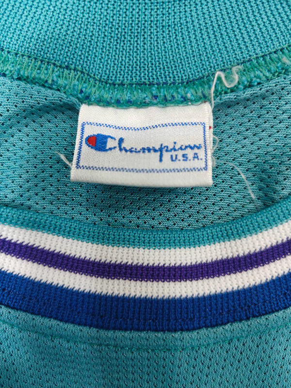 Charlotte Hornets NBA Basketball Jersey 1990s (L) 2 Johnson