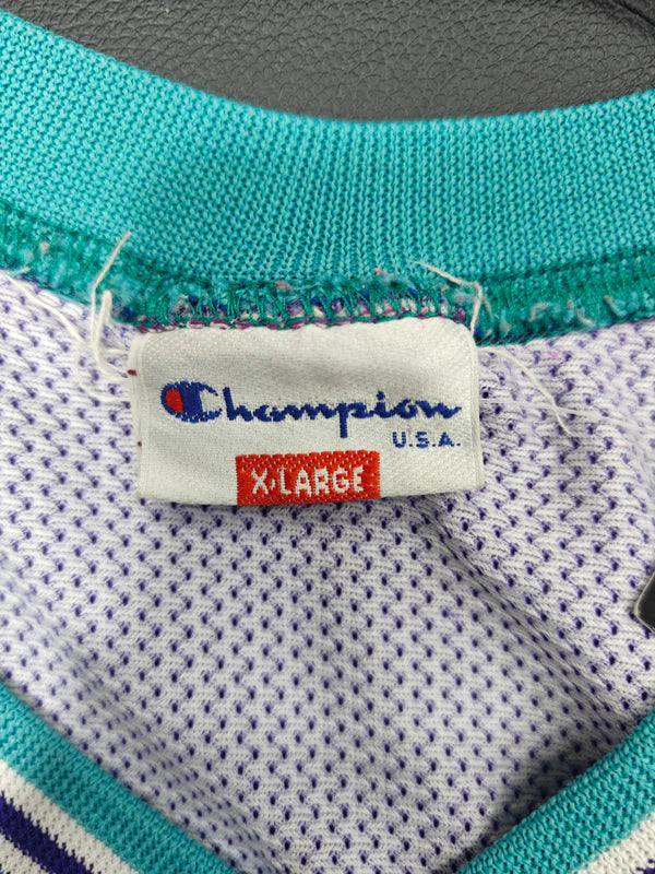 Charlotte Hornets NBA Basketball Jersey 1990s (XL) 33 Mourning