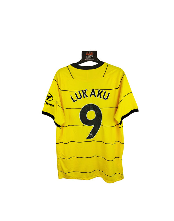 Retro Chelsea FC Away Football Shirt 2021-2022 #9 Lukaku