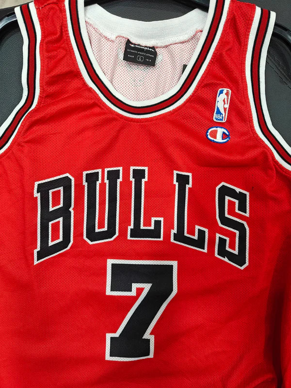 Chicago Bulls NBA Basketball Jersey 2000s (L) #7 Gordon