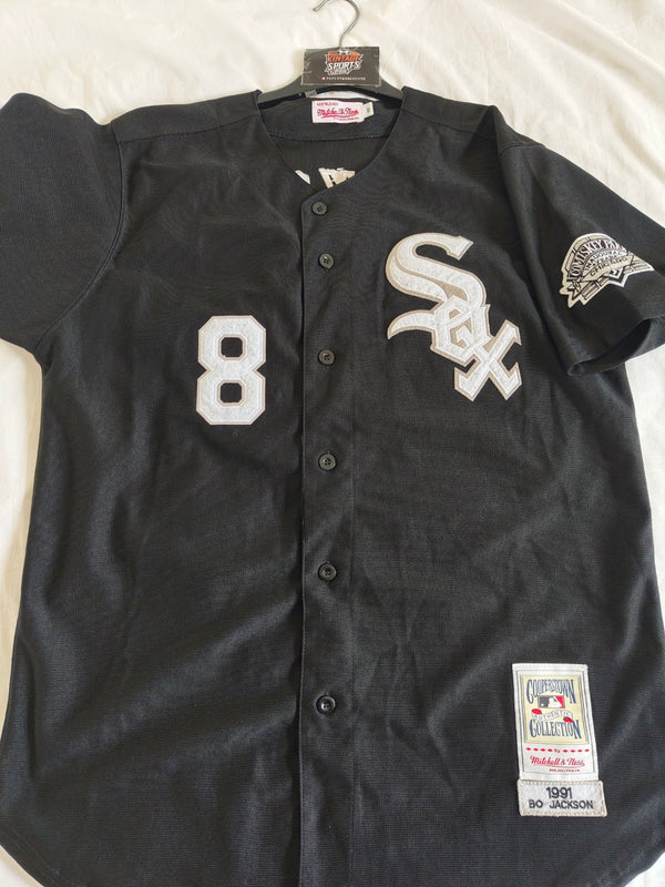 Chicago White Sox Baseball MLB Jersey 1991 (L) 8 Jackson