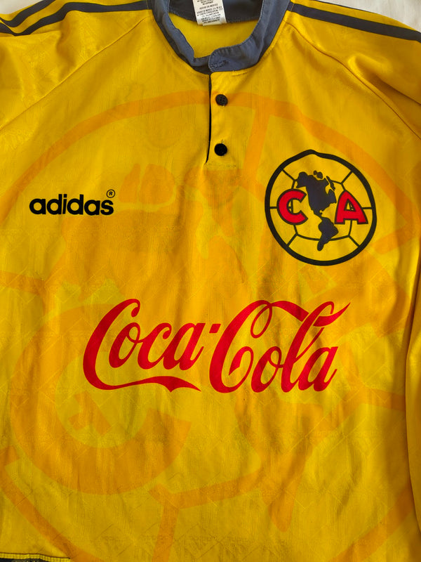 Club America Long Sleeve Home Football Shirt 1998-1999 (XL) #17