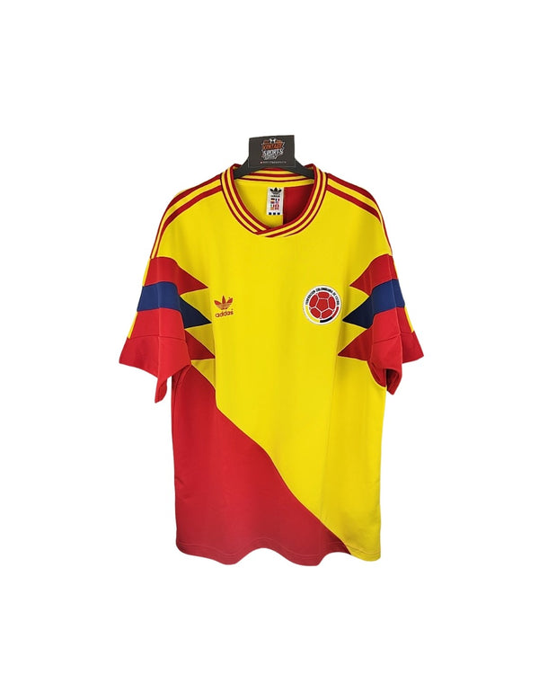 Colombia Football Home Shirt 2018 #11 Valderrama