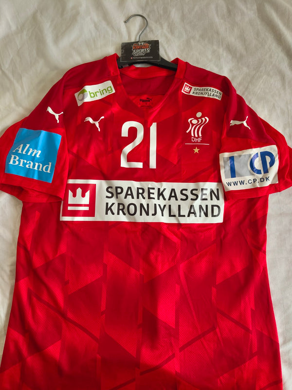 Denmark Home Handball Shirt 2020-2021 (XL) 21