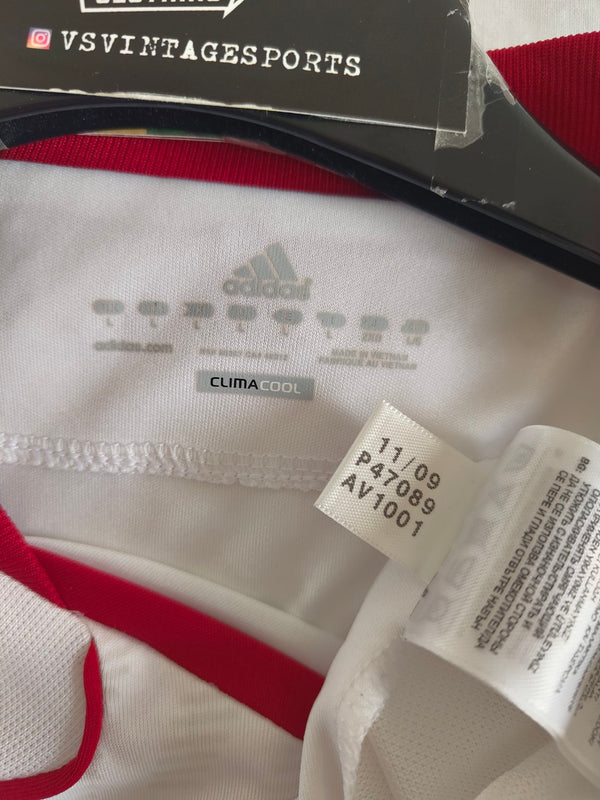Denmark Player Issue Long Sleeve Away Football Shirt 2008-2009 (L)