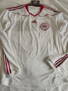 Denmark Player Issue Long Sleeve Away Football Shirt 2008-2009 (L)