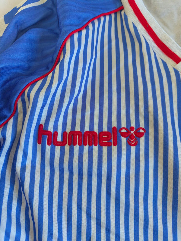 Denmark Template Long Sleeve Football Shirt 1986 (XL)