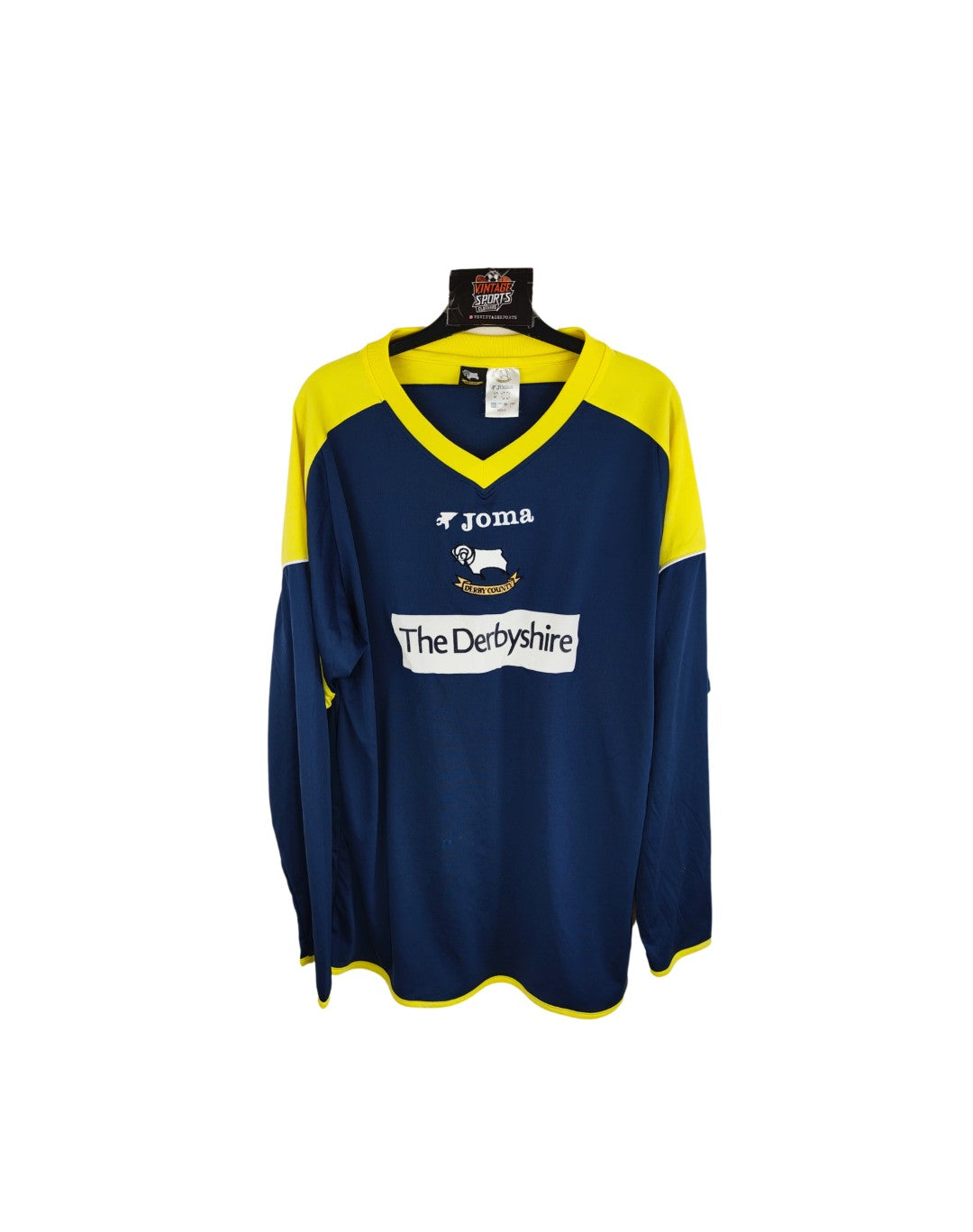 ウェア Joma Derby County shirt Derby County FC Long Sleeve Away Football Shirt 2005-2006 (M)