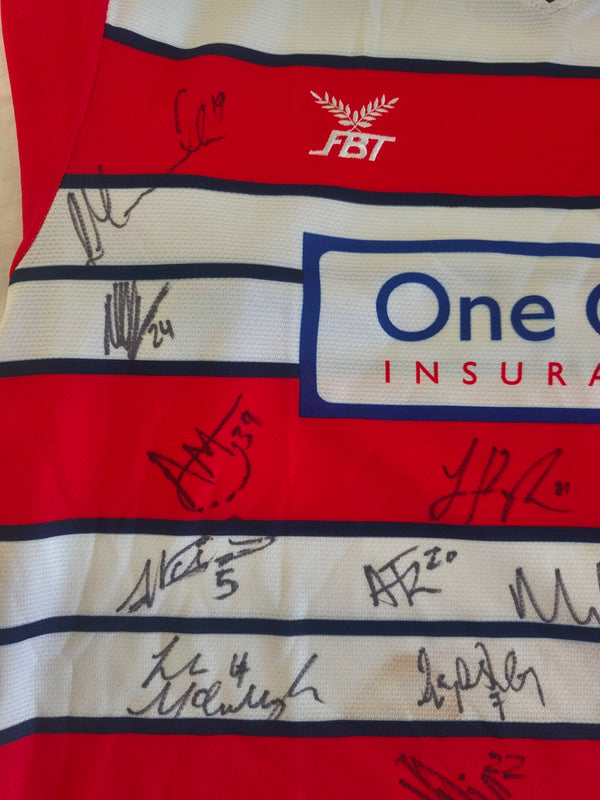Doncaster Rovers Signed Home Football Shirt 2016-2017 (L)