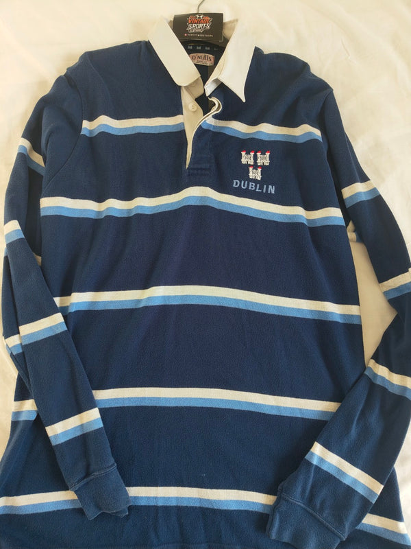 Dublin GAA Gaelic Long Sleeve Rugby Shirt 1990s (XL)