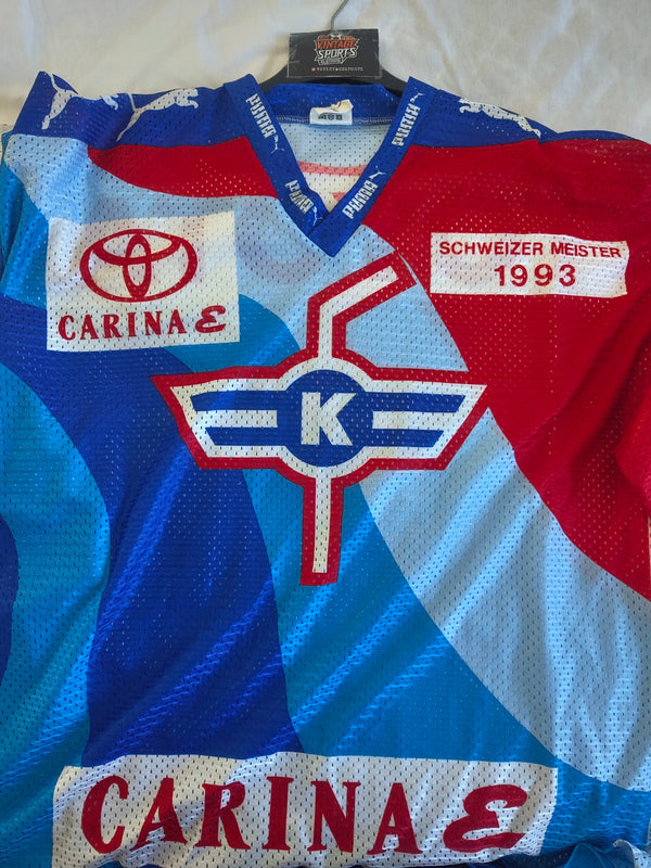 EHC Kloten Flyers Ice Hockey Jersey 1994 (S)
