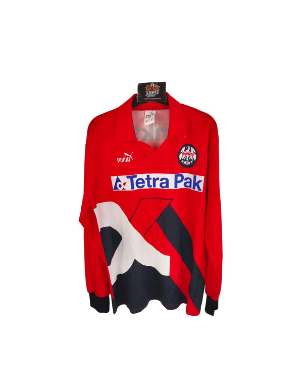 Eintracht Frankfurt Long Sleeve Home Football Shirt 1993-1995 (L)