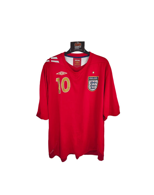England Away Football Shirt 2006-2007 (XXL) #10 Owen
