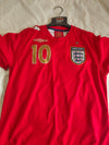 England Away Football Shirt 2006-2008 (M) 10 Owen
